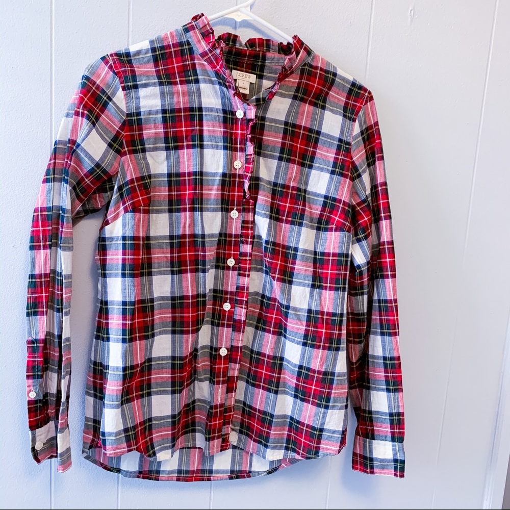 JCrew Plaid Button Down